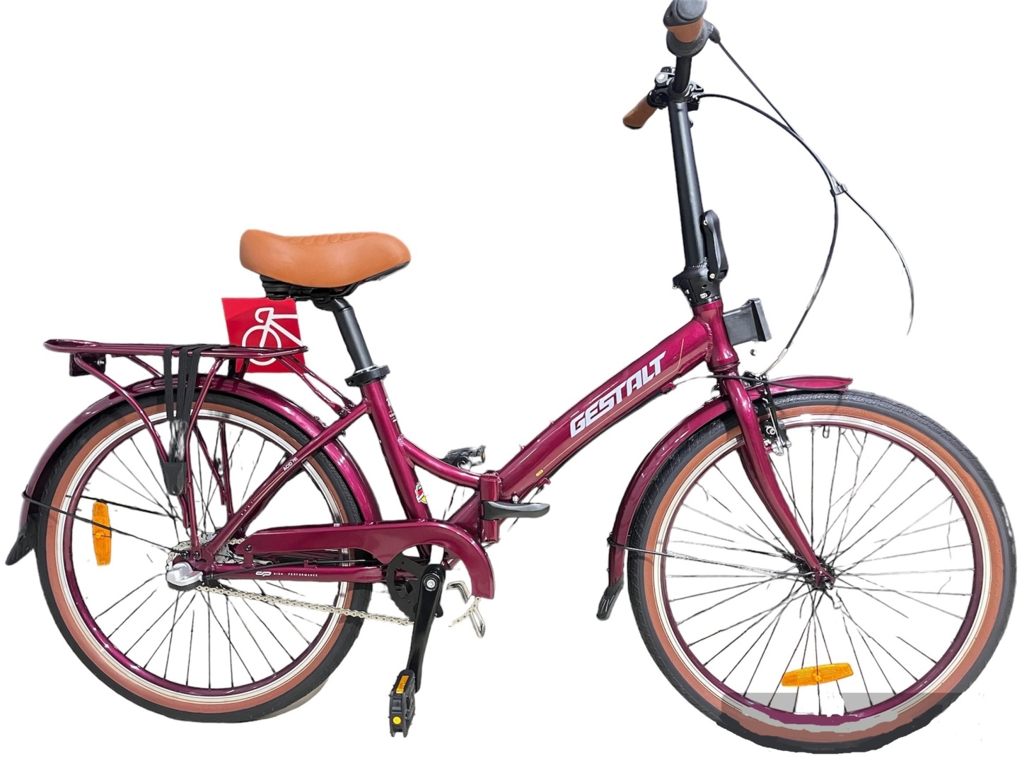 Купить Велосипед GESTALT Floding bike 24 дюйм 2023 14 дюймов коричневый ...