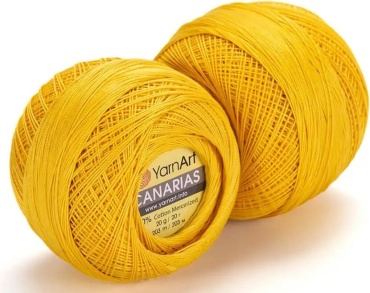 Моток YarnArt YarnArt Canarias 6347 желтый 203 м 20 г