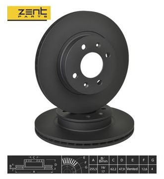 ZENTPARTS Тормозной Диск Z06283