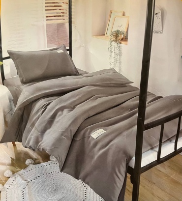 Комплект Постельный рай Home luxurious 1-спальный хлопок, 1 наволочка: 48x74 см