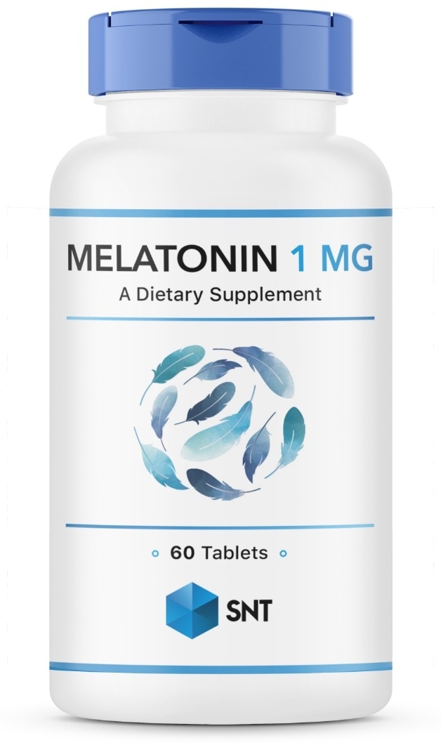 Купить SNT Melatonin Мелатонин 1 мг таблетки 60 шт в Алматы – Магазин ...