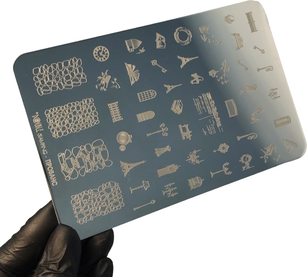 Double Stamping пластины Прованс