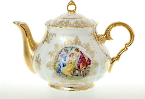 Чайник G. Benedict TEA POT 586/M 1.3 л, фарфор