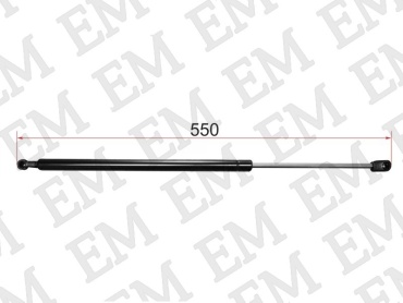 EM E-ST-90450-1W302-M упор крышки багажника для Nissan Pathfinder, Terrano 1995-2004 черный