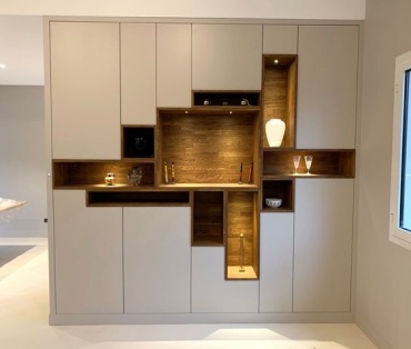 Распашной шкаф STWORKI Mikozio 99, 200x200х42 см, слоновая кость