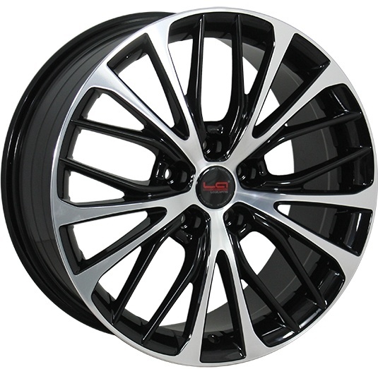 Replica TY552 7.5x17/5x114.3 D60.1 ET45 черный, серебристый
