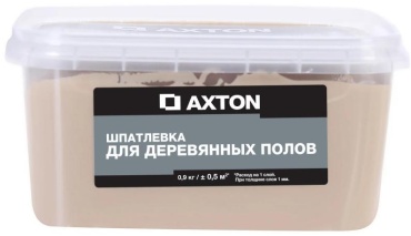 Шпатлёвка Axton для деревянных полов 0.9 кг белоеМасло
