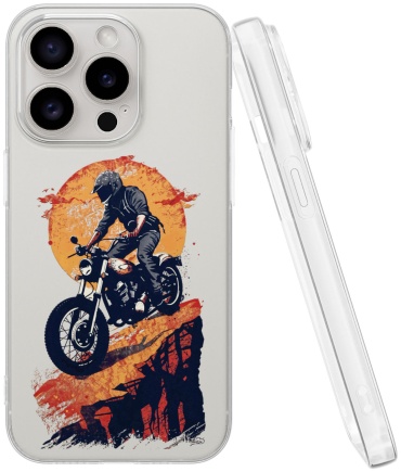 Чехол Mcover для Apple iPhone 15 Pro рисунок