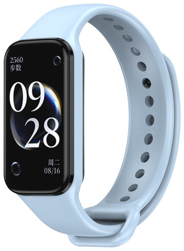 Ремешок MindStore для Redmi Smart Band 2, Smart Band 8 Active светло-голубой