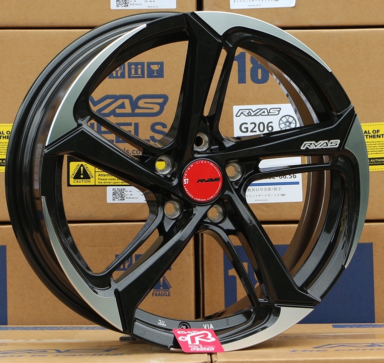 RS G2 8x18/5x108 D65.1 ET35 4 диска черный, серебристый