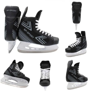 GF SPORT GF-505 хоккейные черный, серый