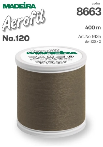 Нить универсальная Madeira Aerofil №120 400 м 9125-8663