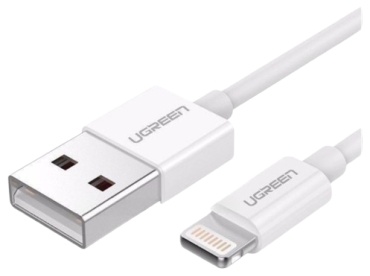 Кабель Ugreen USB 2.0 (M), Lightning (M), 1.5 м, US155 80315 белый