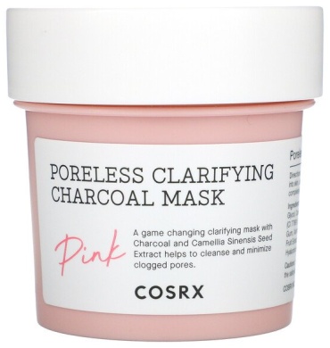 Маска для лица COSRX глиняная, угольная Poreless Clarifying Charcoal 110 мл
