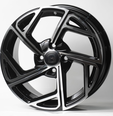 Kipardo KF5115 7x16/4x114.3 D56.6 ET35 4 диска черный, серебристый