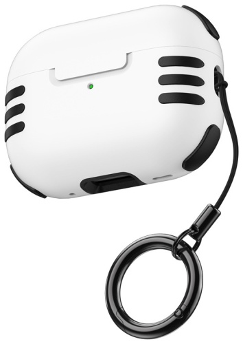 Чехол для Apple AirPods Pro, AirPods Pro 2 белый, черный