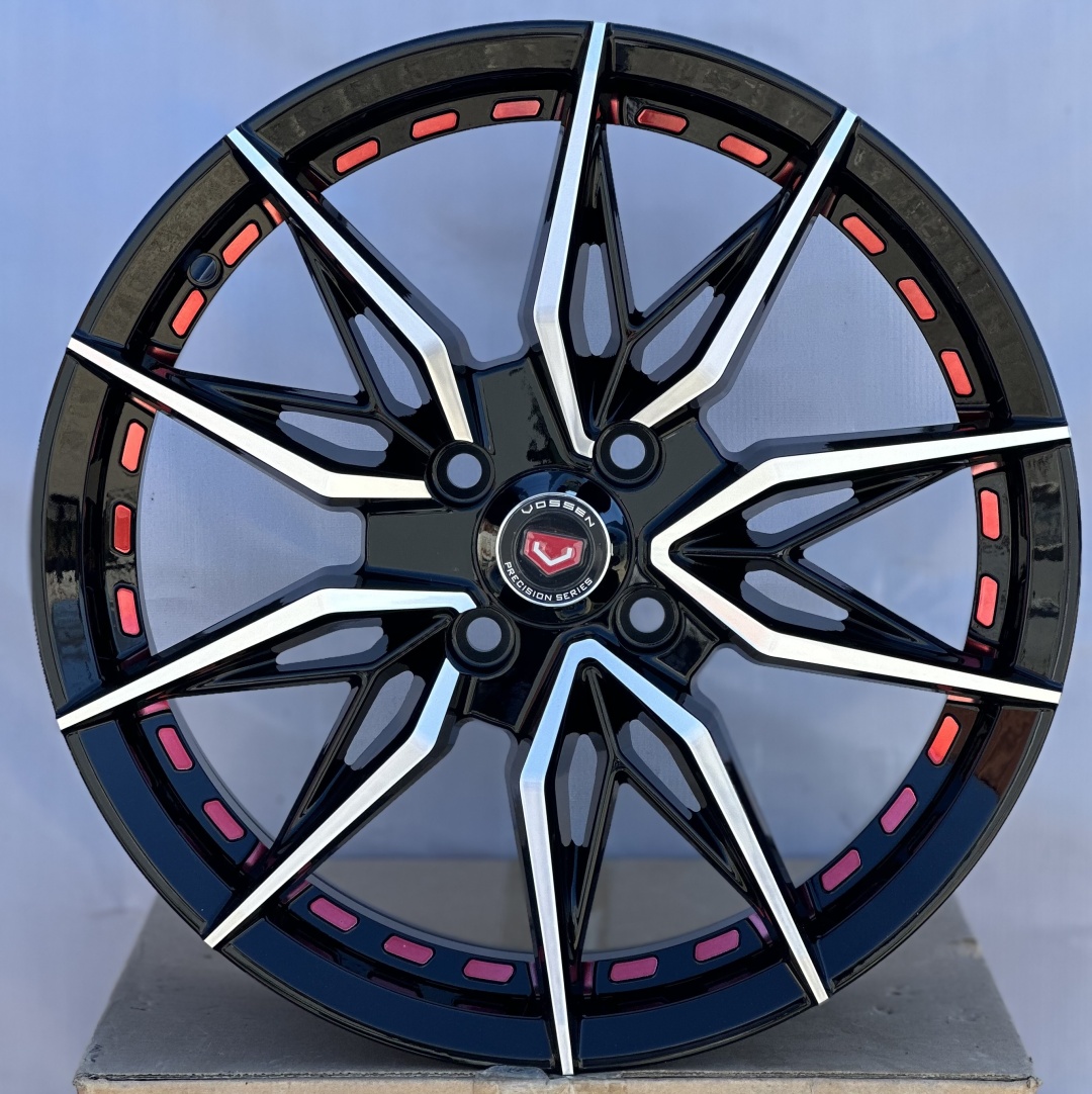 Vossen 1805 6.5x16/4x100 D67.1 ET35 4 диска черный, серебристый