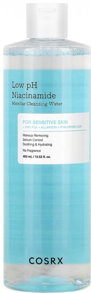 COSRX Low pH Niacinamide Micellar Cleansing Water мицеллярная вода 400 мл