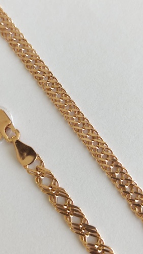 Altyn Gold AL4000109 длина 55 см, вес 8.65 г золото, плетение тройной ромб