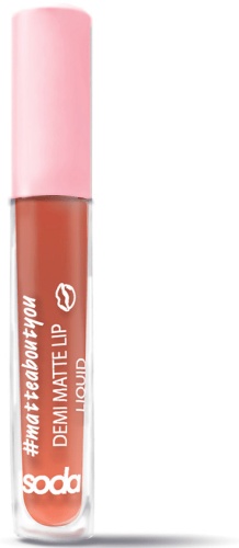 Soda Demi Matte Lip жидкая помада 004 Crazy Carrot
