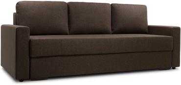 Диван прямой divan.ru Порту, 227х97 см, обивка ткань, коричневый