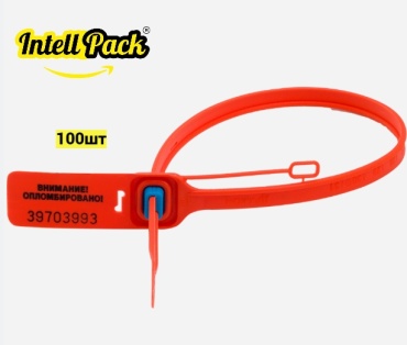 Intellpack пломба пластиковая 101740902 100 шт