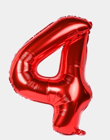 Воздушный шар Foil Balloon однотонный 1 шт