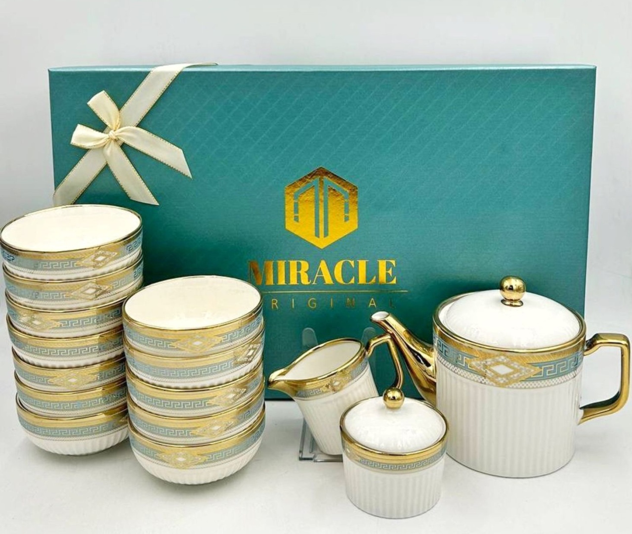 Miracle Blade набор пиал 250186 200 мл, фарфор, 12 шт