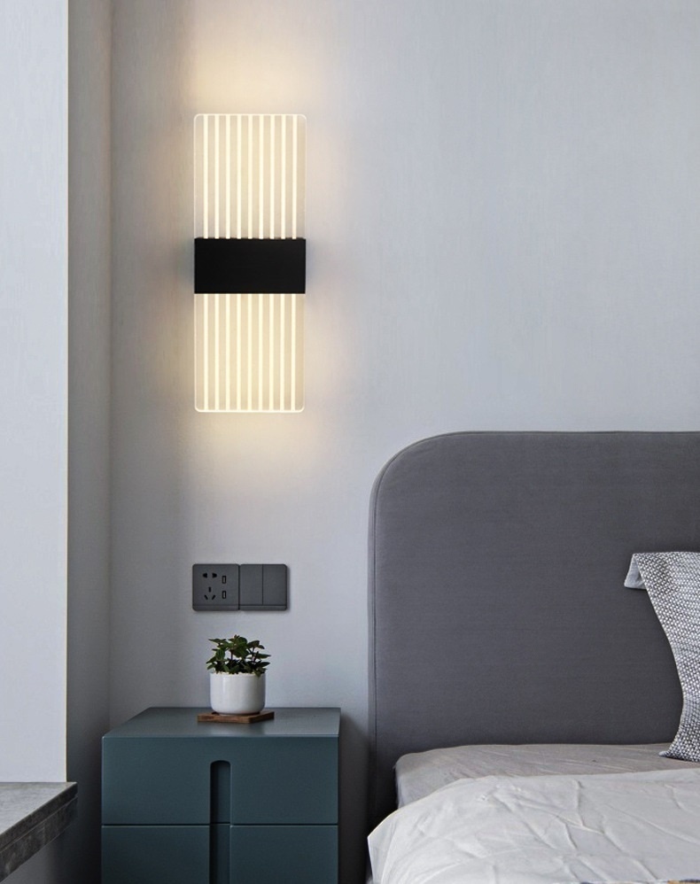 Бра настенный LED, черный
