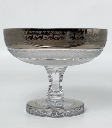 Фруктовница Gold Crystal 1 шт, хрусталь, 20х20 см