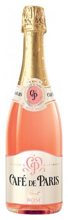 Шампанское Cafe de Paris Rose брют 11.5% 0.75 л