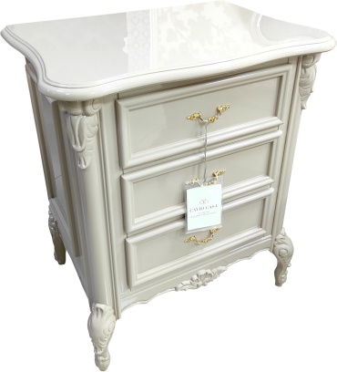 Тумба Cavio № 8833 Капучино, 60x71x43 см, белый, светло серый