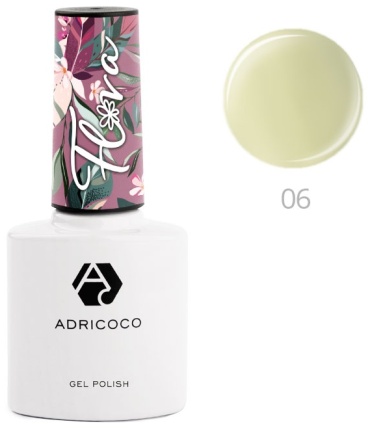 ADRICOCO гель-лак Flora №06 необыкновенный гладиолус глянцевое 8 мл