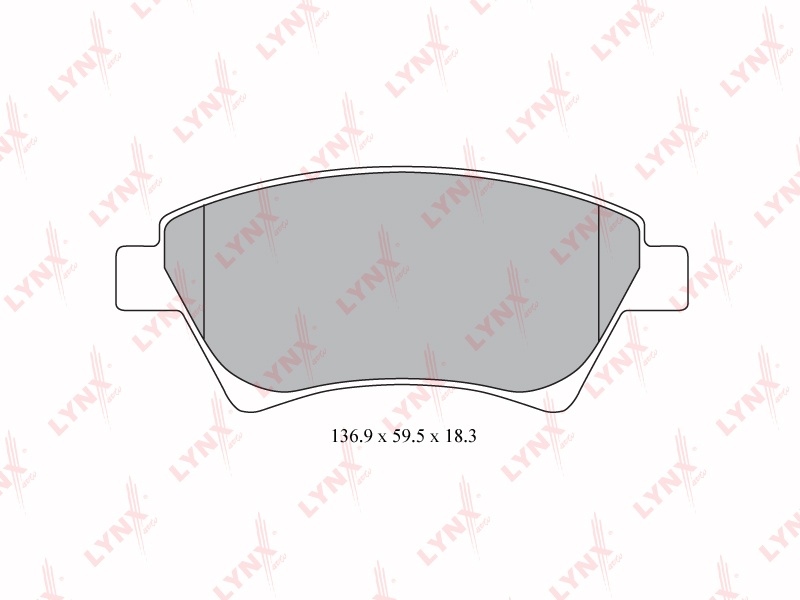 Колодки LYNXauto передние BD6314 4 шт