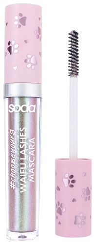 Тушь для ресниц Soda Waifu Glitter Lashes Mascara #chooseyours удлиняющая розовый