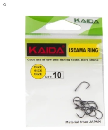 Крючок для рыбалки Kaida KIR-310 карповый черный 10 шт