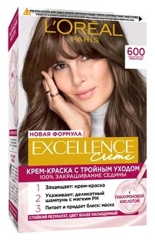 Купить Loreal Paris Excellence Creme крем-краска 6.00 Темно-русый 6 ...