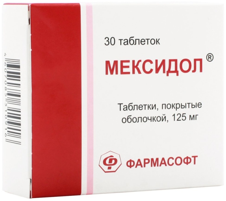 МЕКСИДОЛ 125мг N30 таб п.п.о.