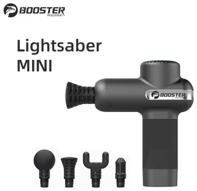 Массажер Booster Pro Lightsaber mini ручной вибрационный, пульсирующий, перкуссионный, рефлексотерапия