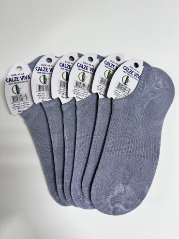 Следки CALZE VIVA 6 пар серый 40-44
