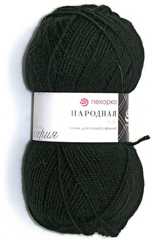Моток Пехорский текстиль 11795050532 черный 220 м 100 г
