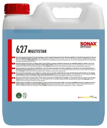 Sonax очиститель для велюра, для кожи, для пластика, для приборной панели, для текстильной обивки, универсальный 06276000 10 л