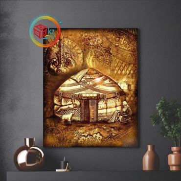 BOXKZ картина Юрта 40x50 см