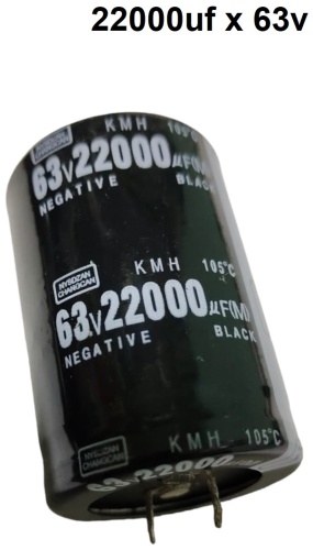 Конденсатор электролитический 22000uf 63 В, 1 шт.