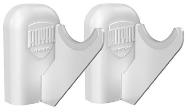 Комплект настенных регулируемых кронштейнов Royal Thermo D 80 цвет белый