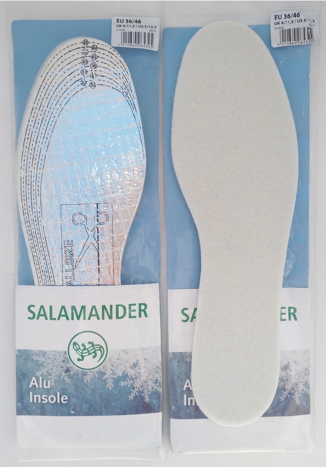 Salamander стельки 86175 размер 35-46, для детской обуви, для спортивной обуви, классические