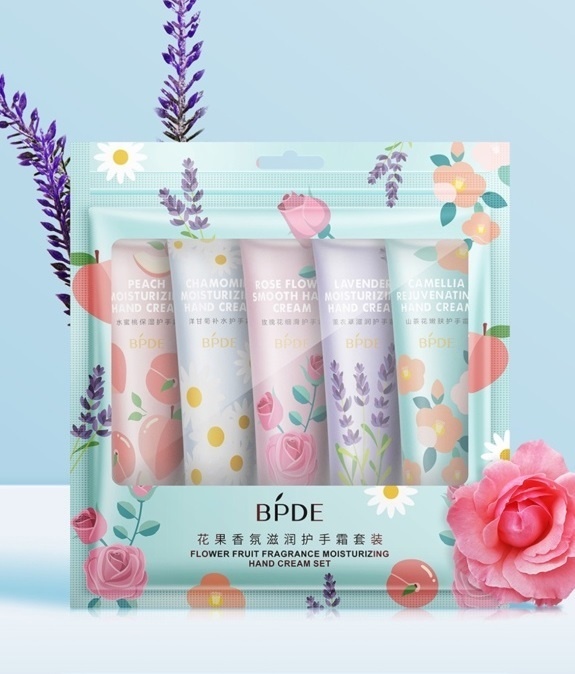 BPDE Flower Fruit Fragrance Moisturizing набор для кожи рук унисекс