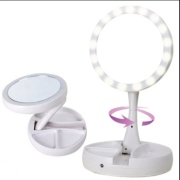 My Foldaway Зеркало двустороннее косметическое с подсветкой