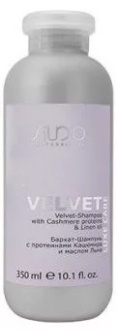 STUDIO PROFESSIONAL Luxe care Velvet Бархат с протеинами кашемира и маслом льна шампунь 350 мл