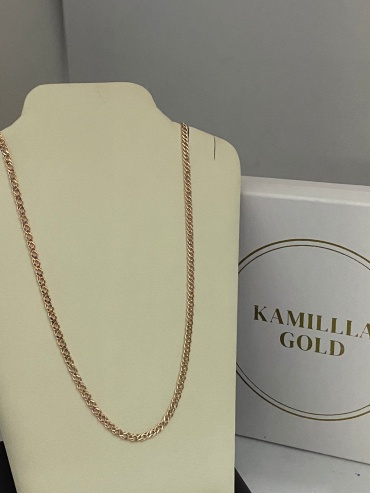 KAMILLLA GOLD KG-XW2J0Q24MET2502 длина 55 см, вес 7.45 г золото, плетение ромб